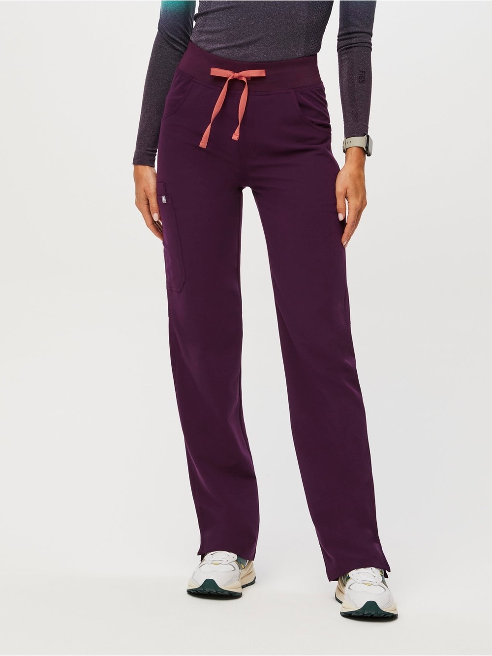 FIGS Deep Purple Kade High Waisted Scrub Pants